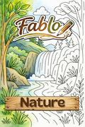 Nature, Digital Coloring Book - Medium